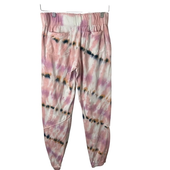 Young Fabulous & Broke Pink Tie Dye Cargo Jogger Sweatpants Sz S - Picture 7 of 11